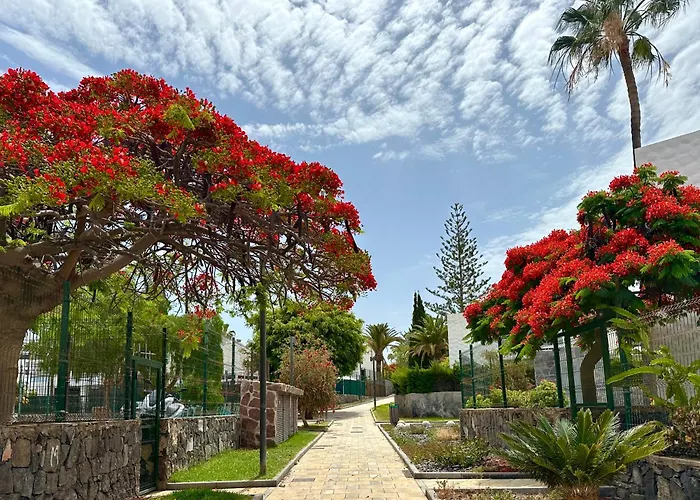 Cerca De La Playa Y Jardin Lägenhet *